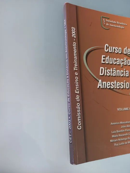 Curso de Educação à Distância em Anestesiologia - Volume III - Foto 2