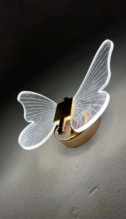 Luminária Led Borboleta - Iluminação Moderna e Elegante - Foto 4