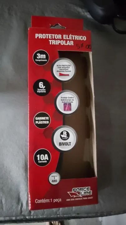 Filtro linha com 6 tomadas  - Foto 2