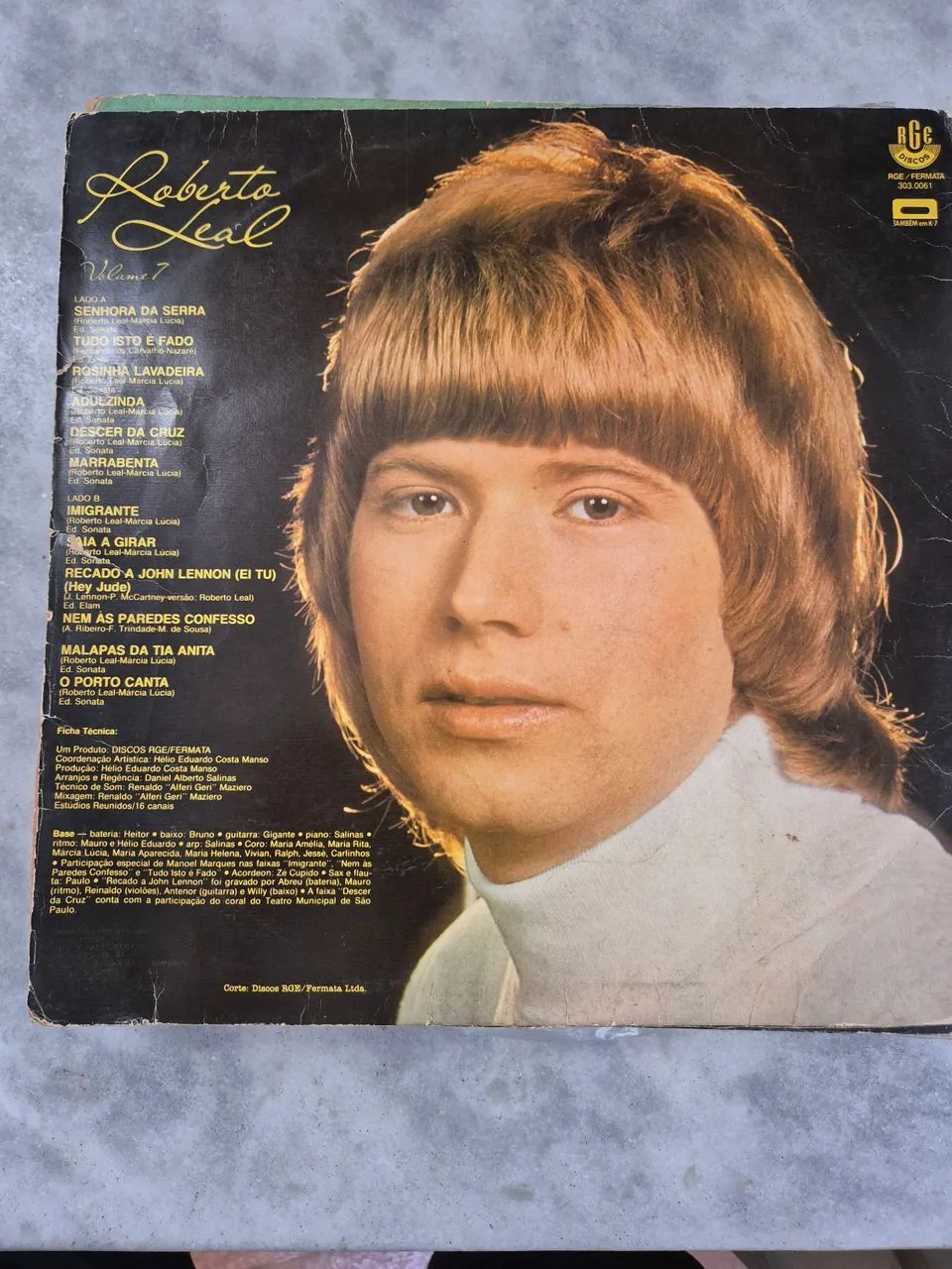 Disco de Vinil Roberto Leal Volume 7 - Foto 2