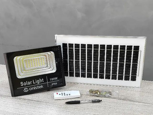 Refletor Solar com Placa Solar integrada 100w 62.9.86.36-62.02 - Foto 6