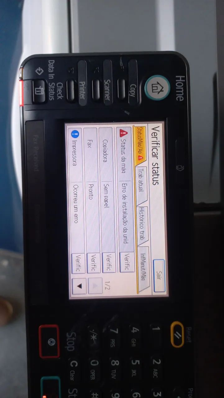 Multifuncional Ricoh Aficio MP301SPF, no estado  - Foto 3