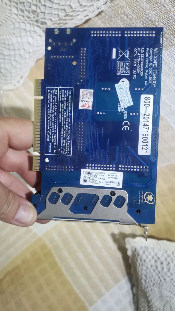 Placa de Rede Wildcard TDM800P
