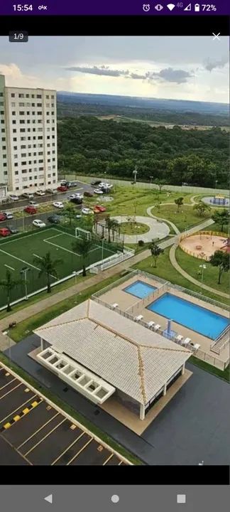 Apartamento com piscina e academia em condomínio fechado no 10 andar vista pra reserva agi