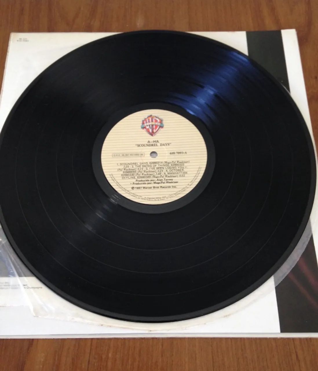 DISCO DE VINIL A-HA SCOUNDREL DAYS - Foto 4