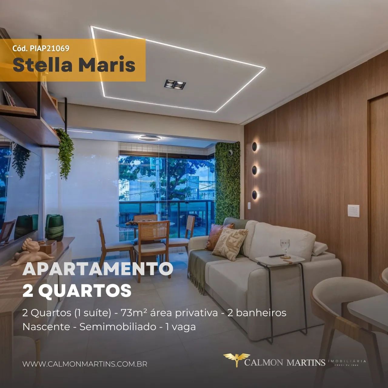 APARTAMENTO 02 QUARTOS SENDO 01 SUÍTE 73M² STELLA MARIS - Foto 3