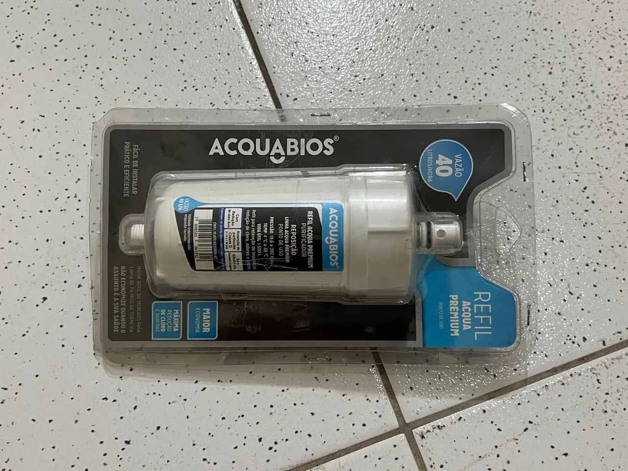 Filtro/Refil de Água Acquabios Lacrado - Foto 2