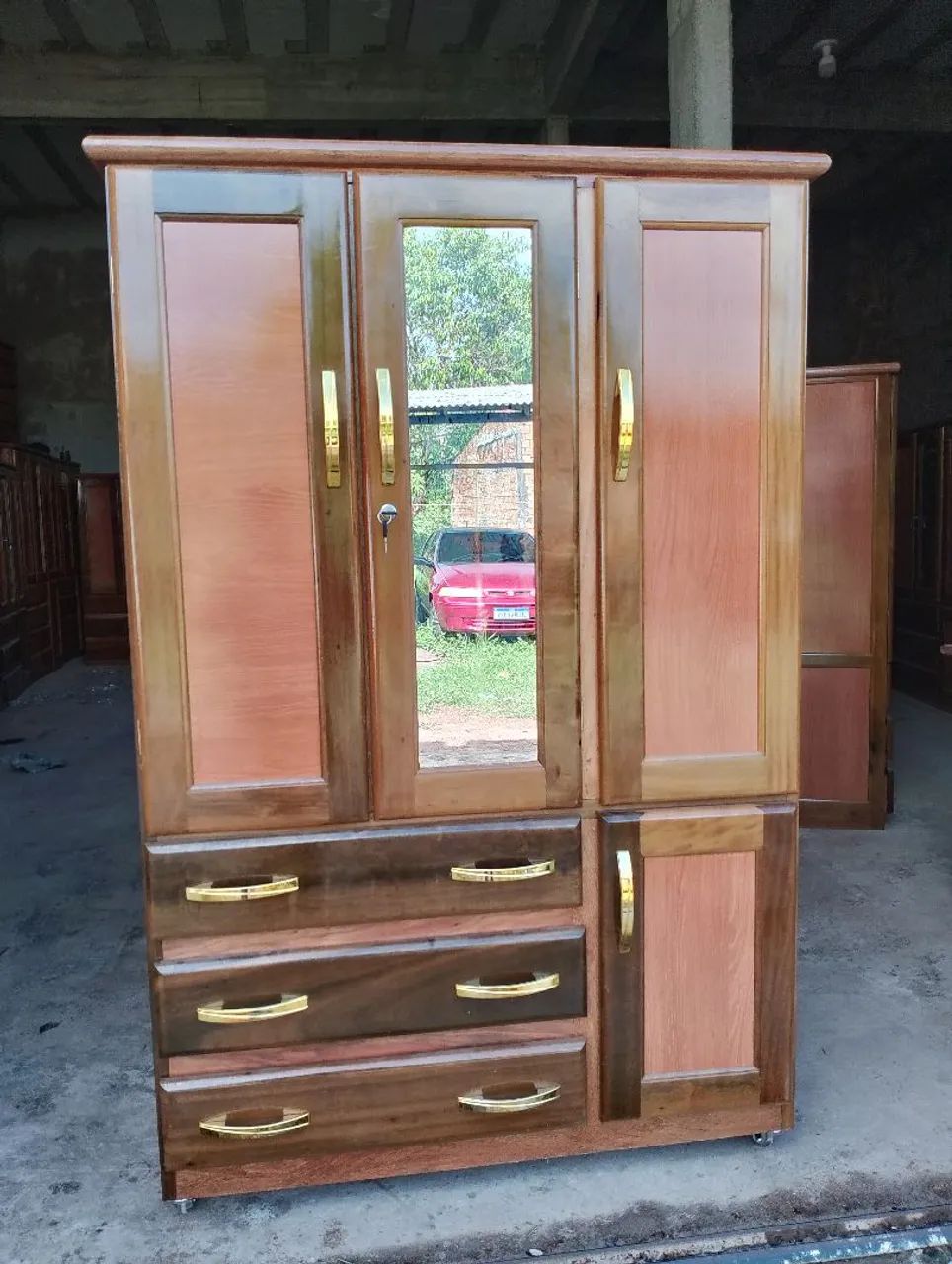 Guarda roupa de solteiro espelhado Novo - Foto 3