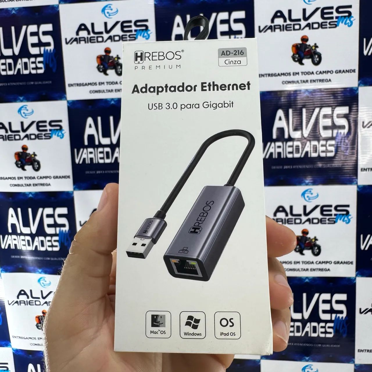 Adaptador de rede USB gigabit 3.0