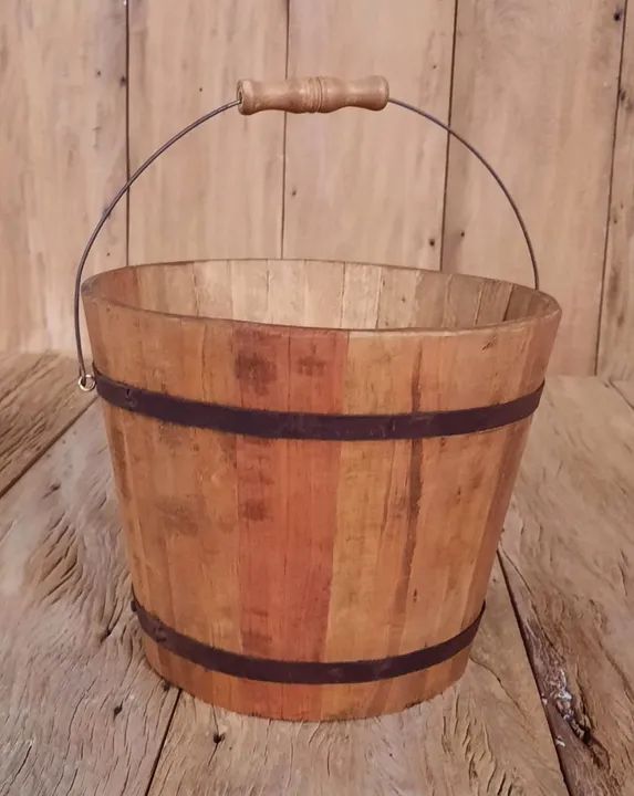 Baldinho de madeira natural- Fotografia Criativa - Foto 2