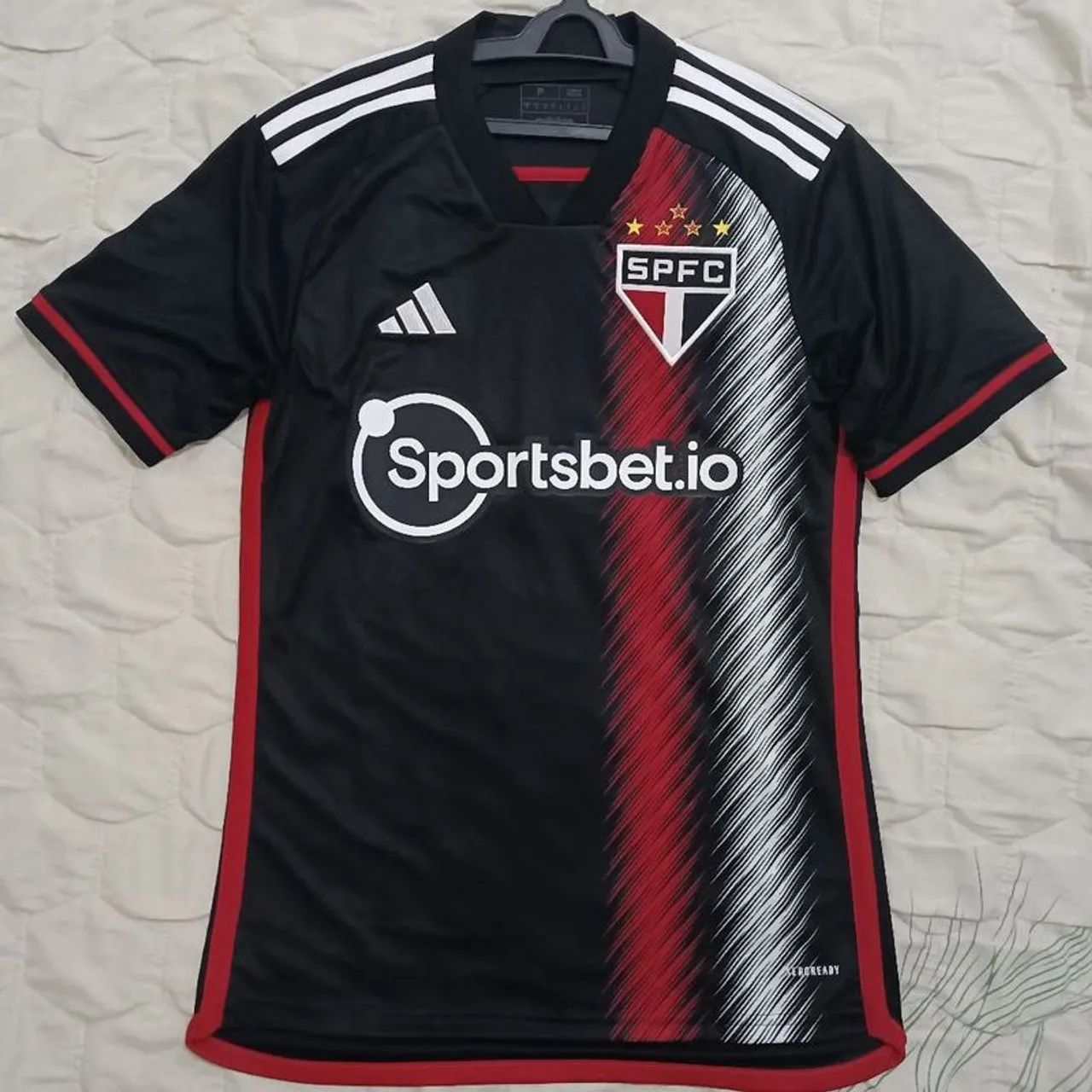 Camisa Original 2023 São Paulo FC Preta Adidas SPFC P Roupas