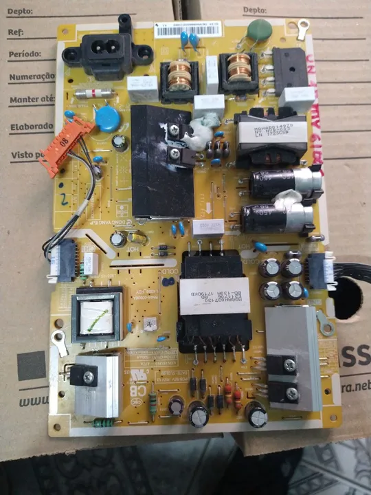 Placa da fonte tv Samsung un43nu7100 e un55bn94