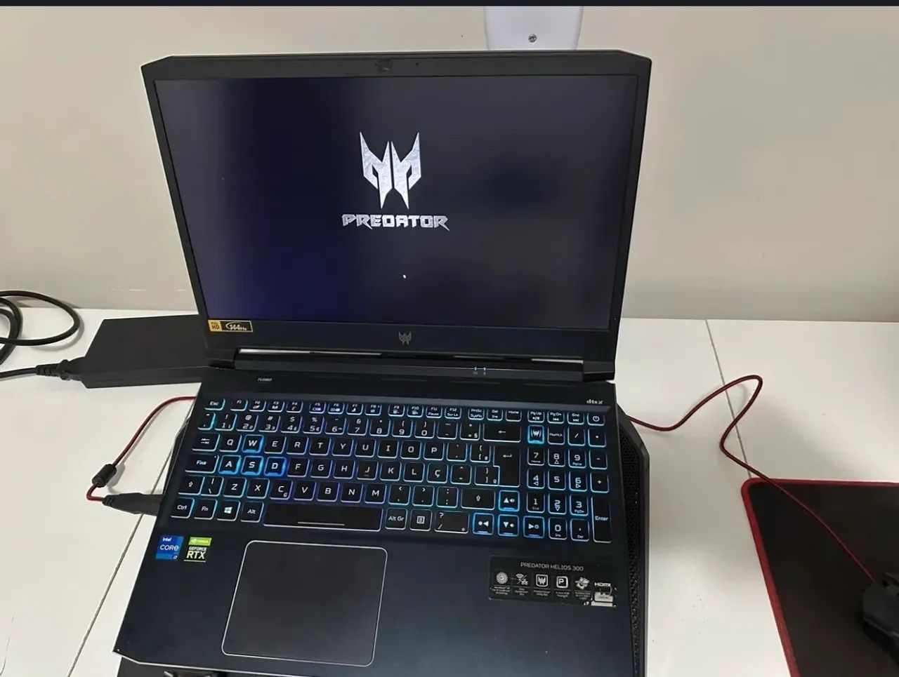 Notebook gamer Helios 300, troco em placa de vídeo 