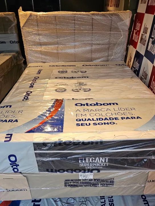 Cama Casal Elegant Superpocket Linha Premium Ortobom  - Foto 2