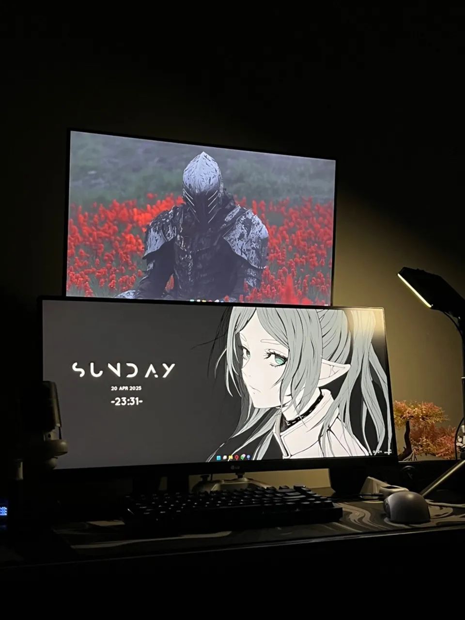 Setup Gamer Completo - dois monitores 