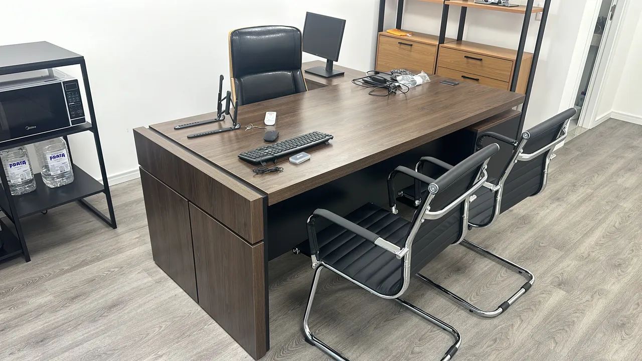 Mesa escritório presidente top barato 