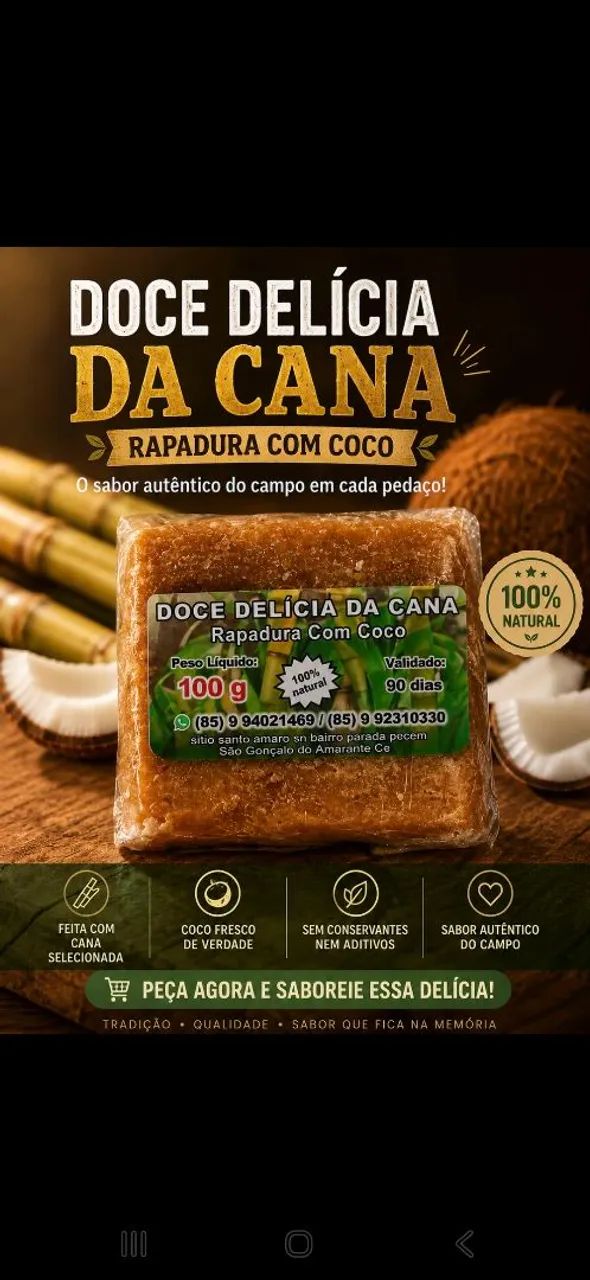 Rapaduras diretamente do Enjenho - Foto 2