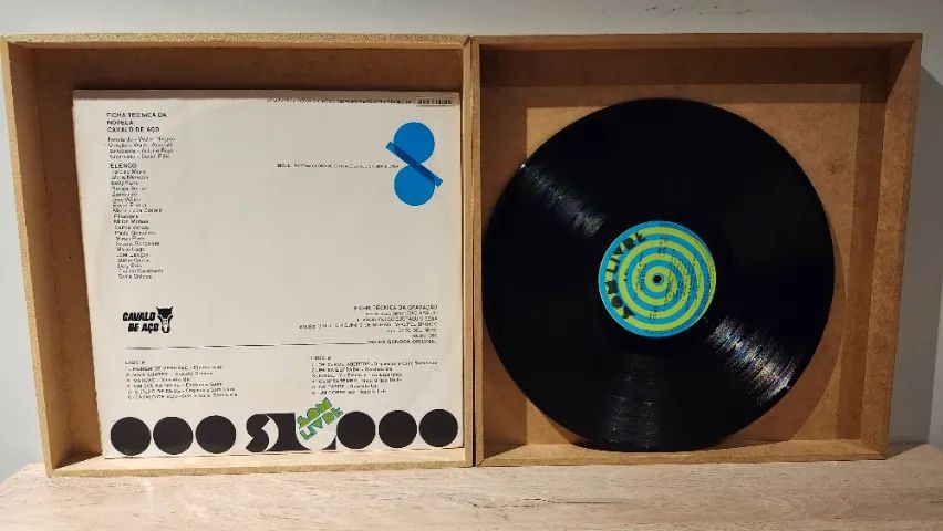 Cavalo De Aço Nacional - Disco De Vinil - Lp - Novela  - Foto 2
