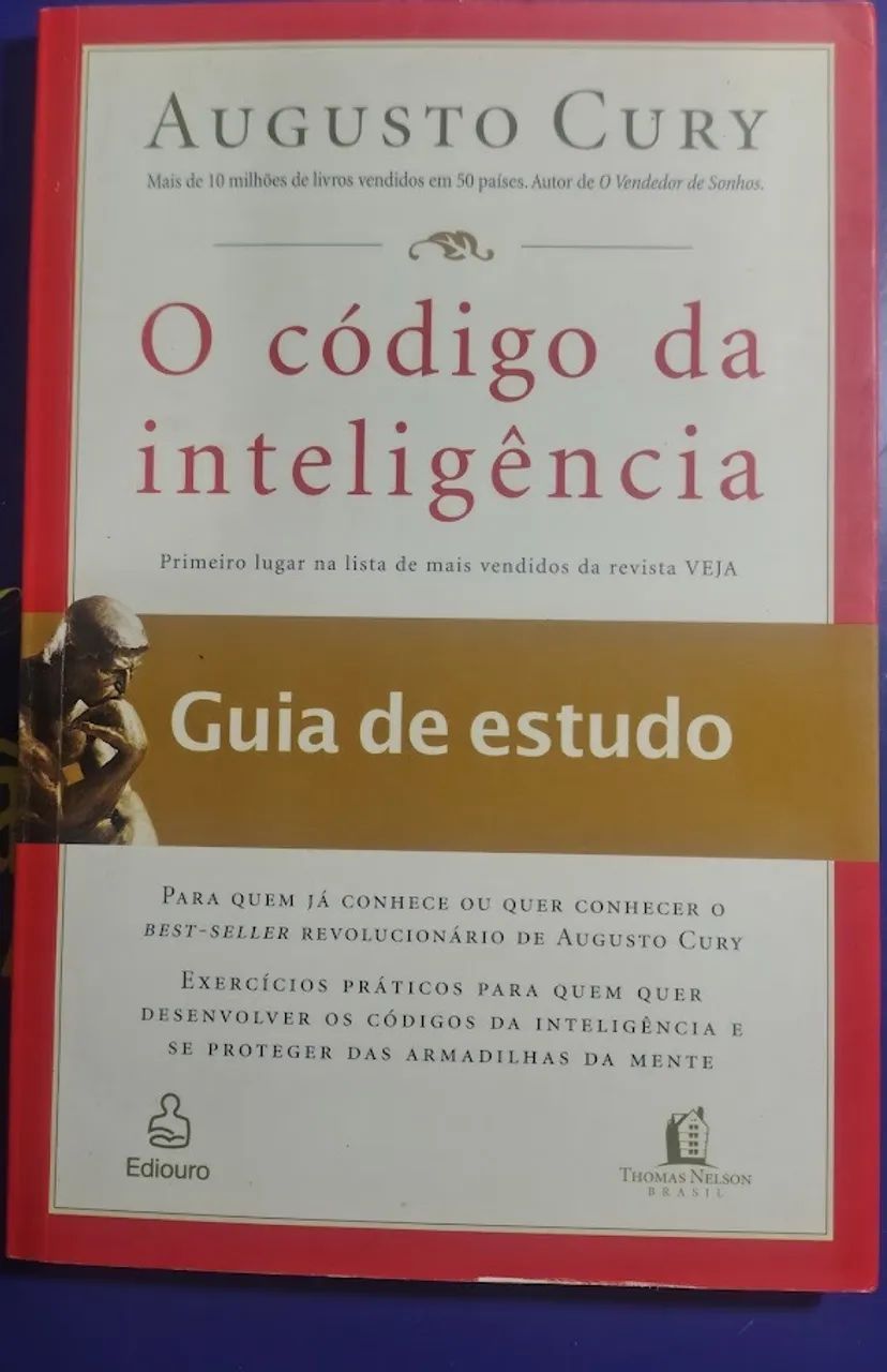 Livro O Código da Inteligência - Augusto Cury  