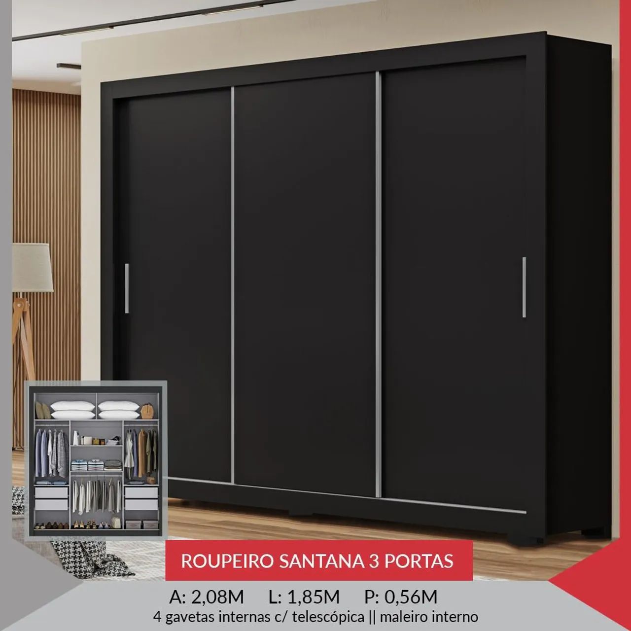 Guarda roupa casal 
