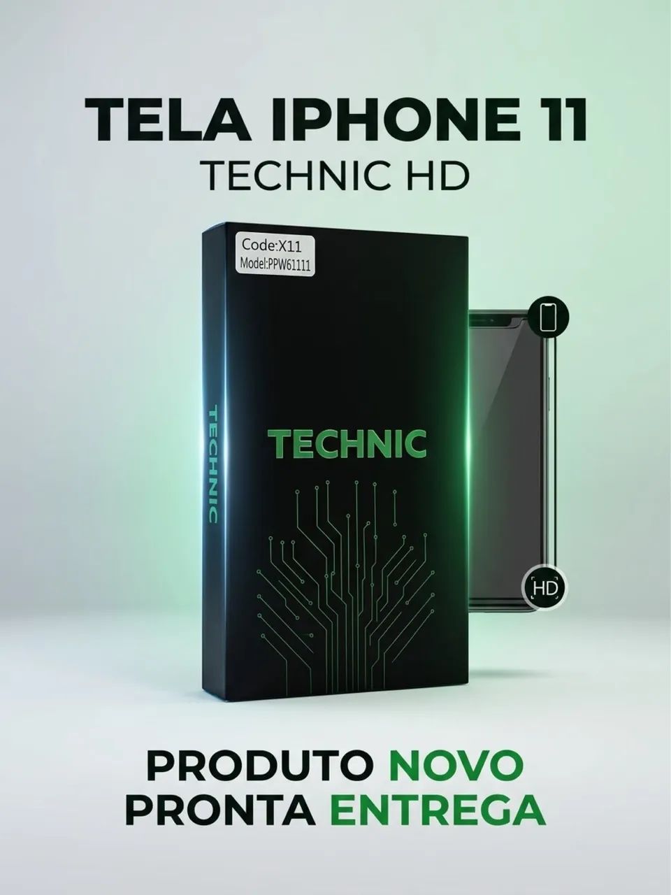 Tela de iPhone 11 