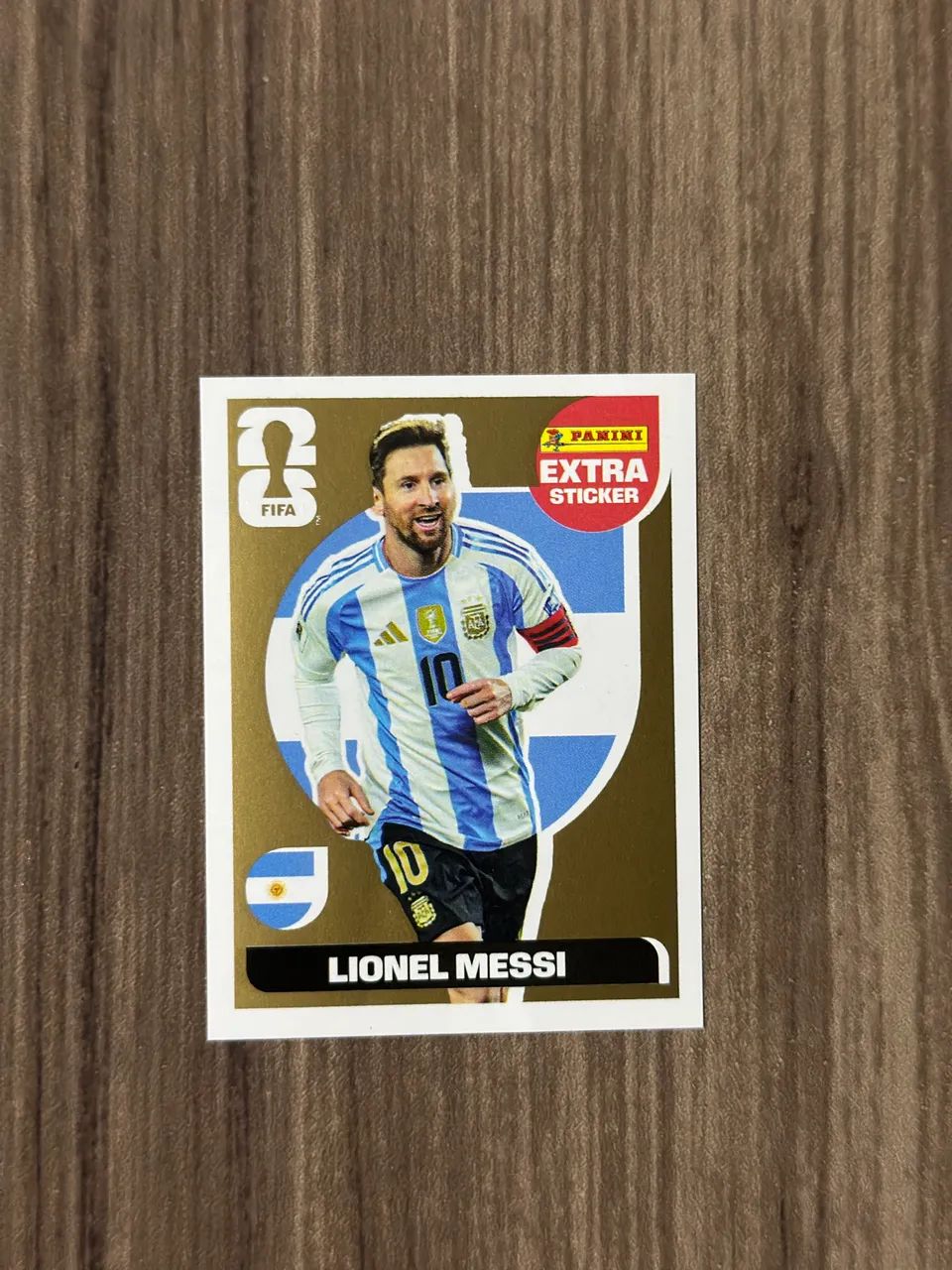 FIGURINHA MESSI LEGEND OURO 