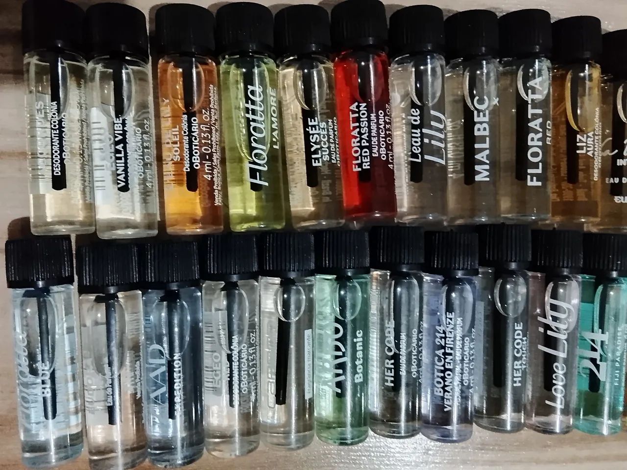 Hercode touch 50ml boticário fracionado em 13 frascos originais  - Foto 2