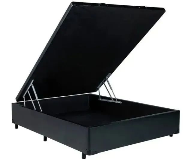 Cama base baú casal a pronta entrega <br> 