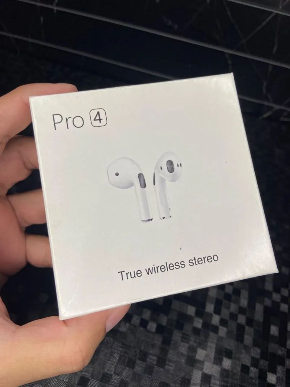 Fone de ouvido Bluetooth - pro 4 branco - entrega rápida 