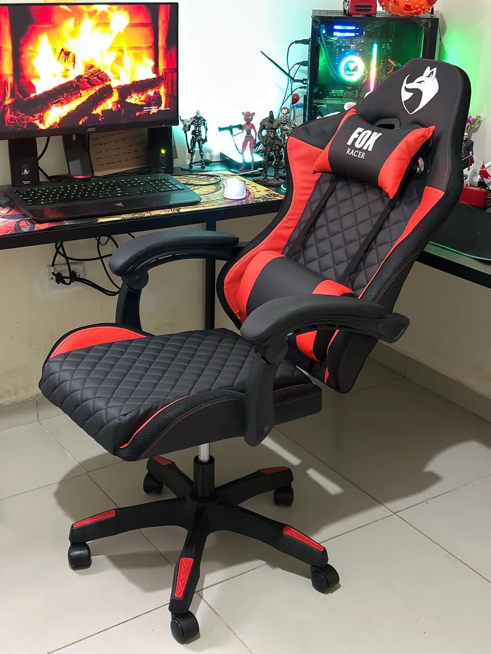 Cadeira gamer Fox NOVA  - Foto 4