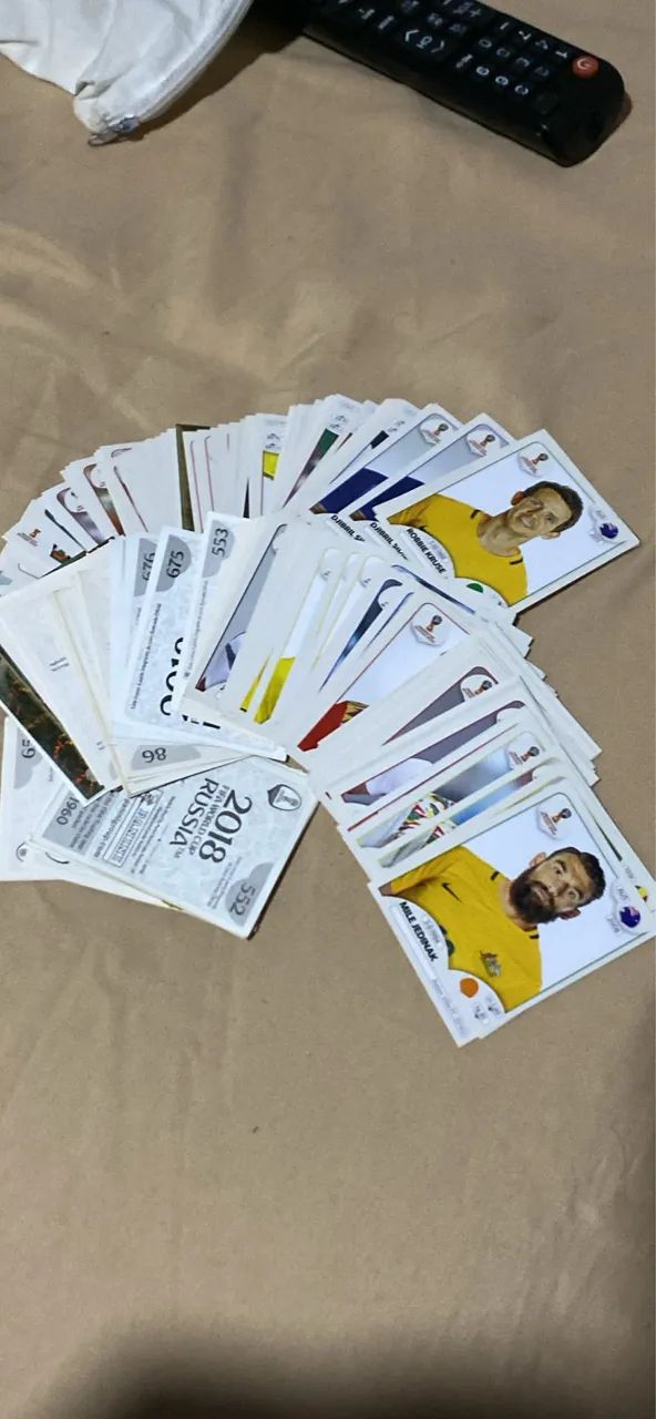 Figurinha 2018 pack 