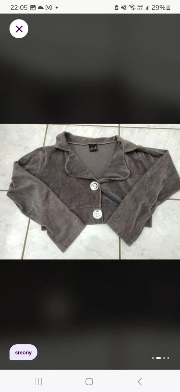 Blusa de frio / cropped - Foto 2