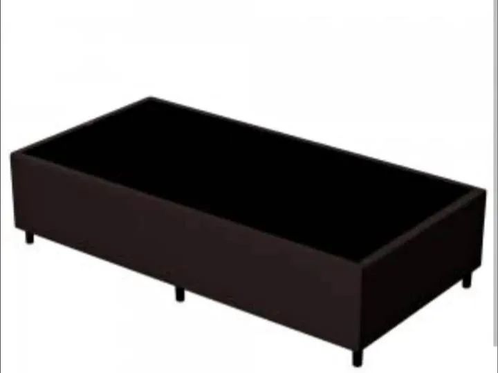Base Cama Box Solteiro Preta - Foto 2