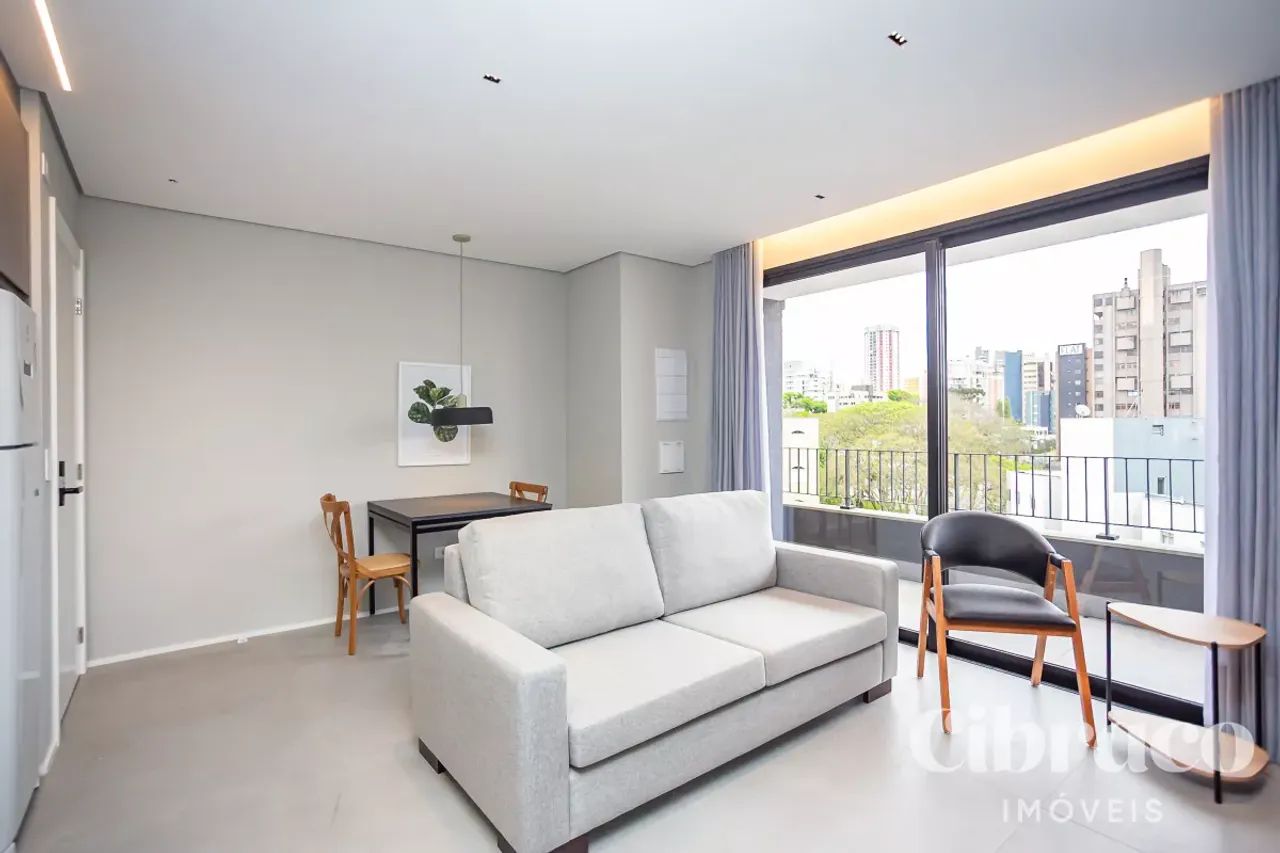 Apartamento mobiliado para alugar com 1 quarto no Batel  Edifício Temple - Foto 5