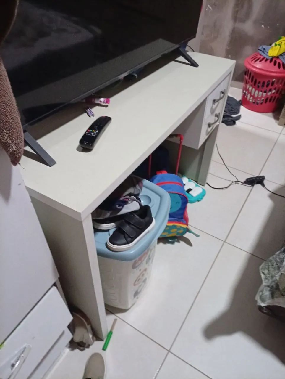 Mesa de escritório MDF branca 428513765045708803
