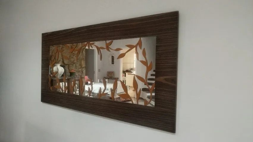 Espelho Madeira Maciça - Foto 2