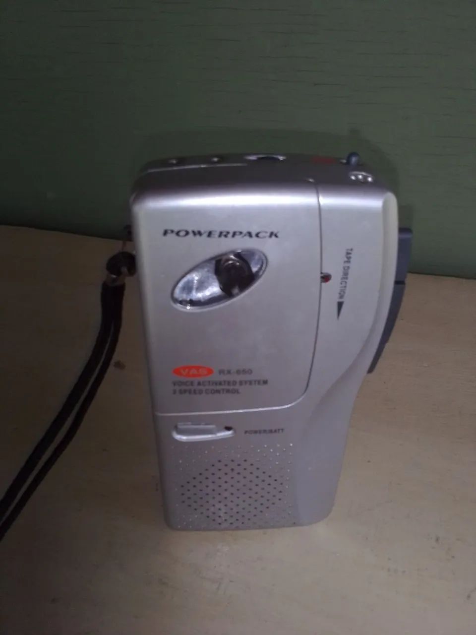 Gravador portátil antigo 