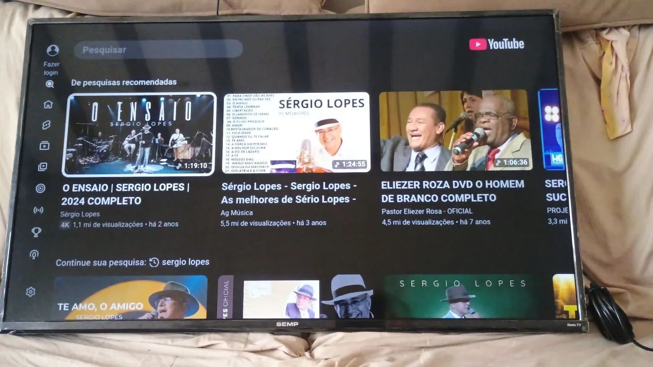 Tv Semp 43 polegadas smart roku tv com caixa  - Foto 2