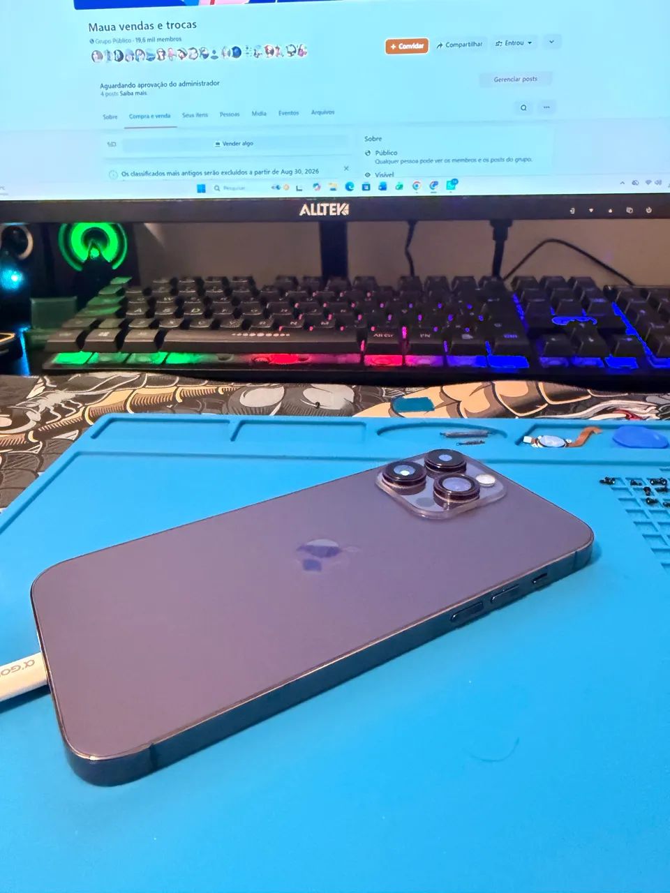 IPhone 14 Pro Max 128GB - Roxo Profundo - Foto 3