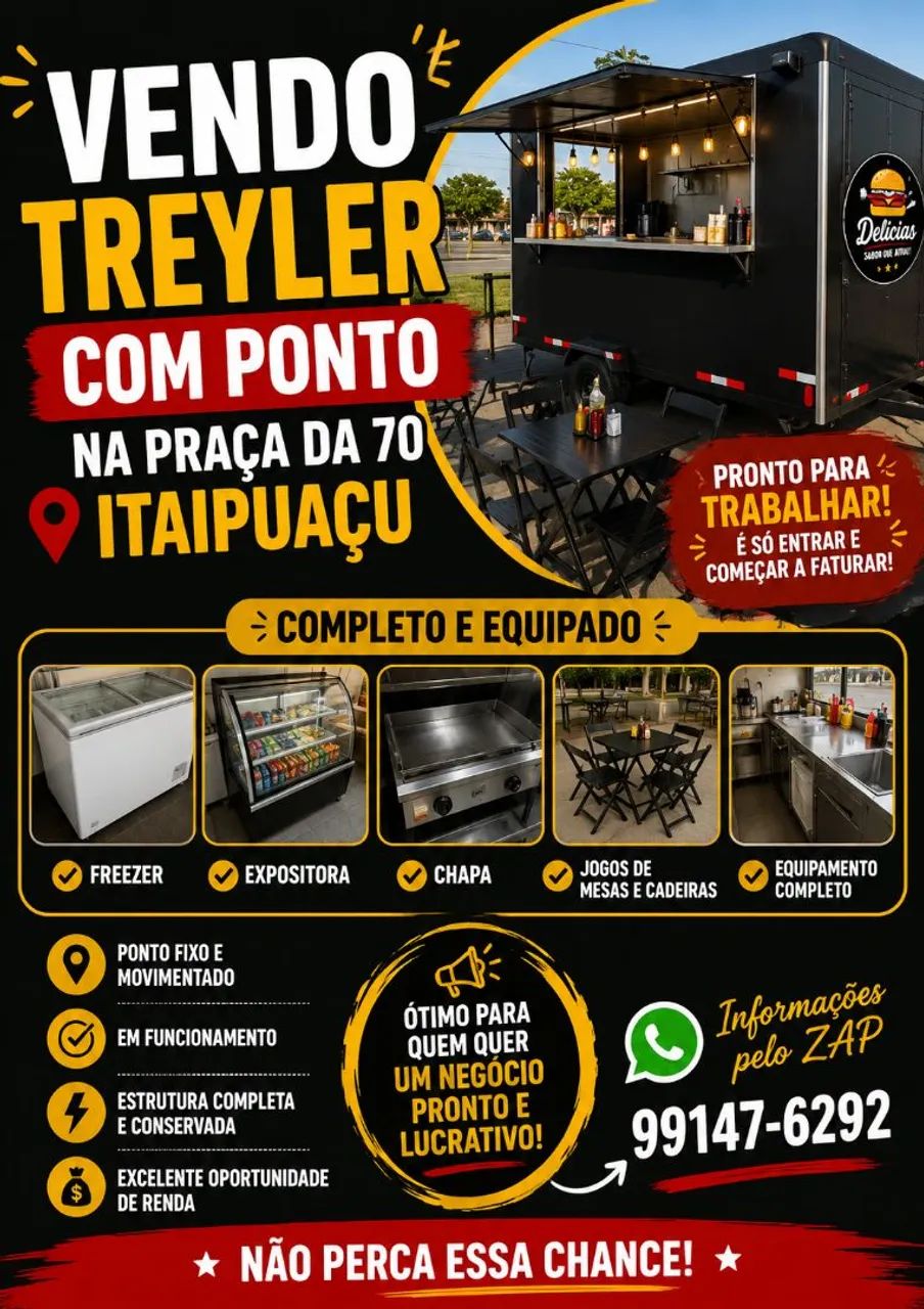Vendo treyler praça da 70 
