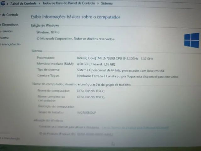 NOTEBOOK POSITIVO I341 I3-7th/4GB/256GB - Foto 4