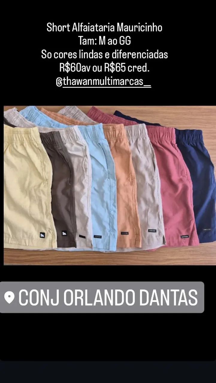 Short Alfaiataria Mauricinho