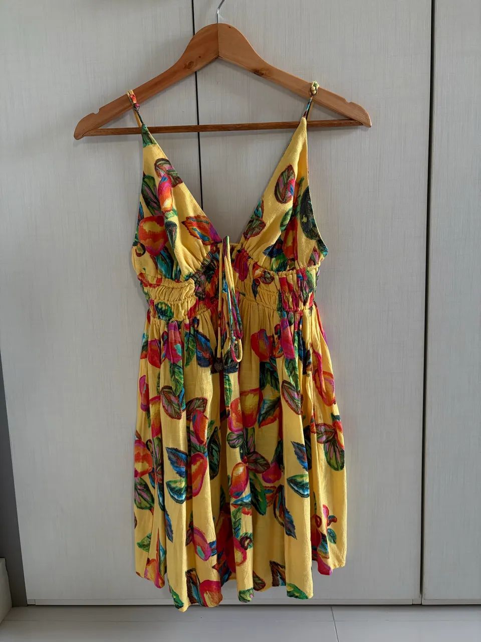 Vestido Estampa Caju Farm - PP - Foto 2