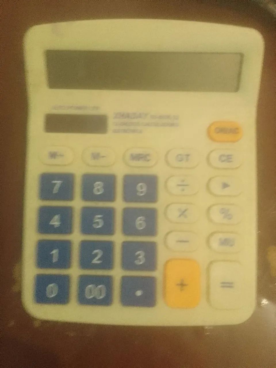 Calculadora de 12 dígitos sem pilhas