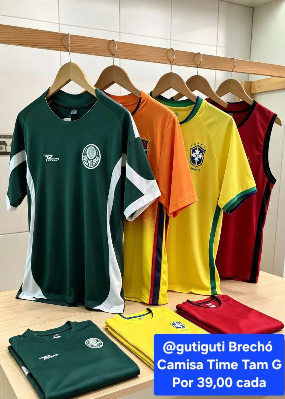 Camiseta 04 peças POR - Foto 5