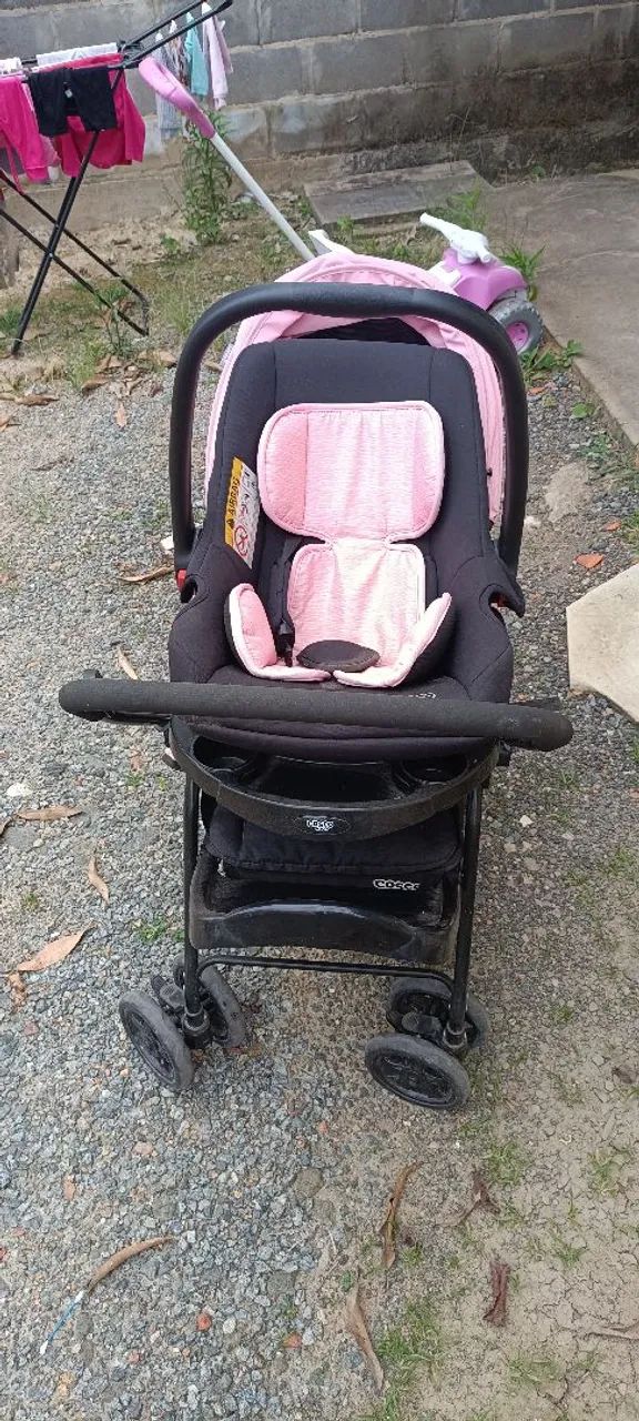 Carrinho com bebê conforto - Foto 4