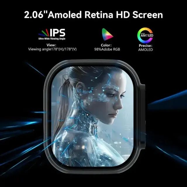 Smartwatch Ultra 3 AI  5G Série 10 100%ORIGINAL Android Chip 16GB e GPS O MAIS POTENTE!!!! - Foto 3