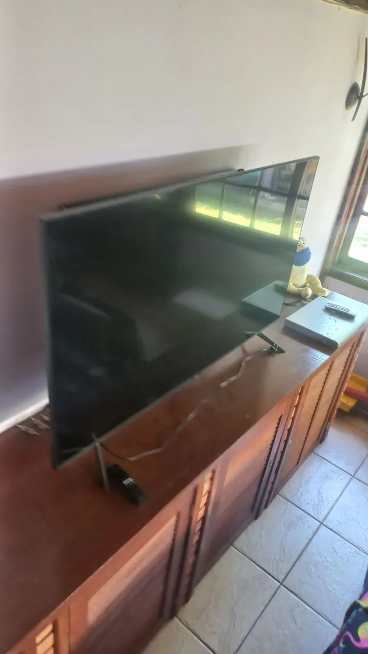 Samsung 55" smart tv - Com defeito - Foto 4