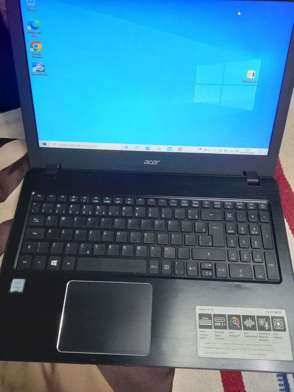 Notebook i5 6geracao  - Foto 3