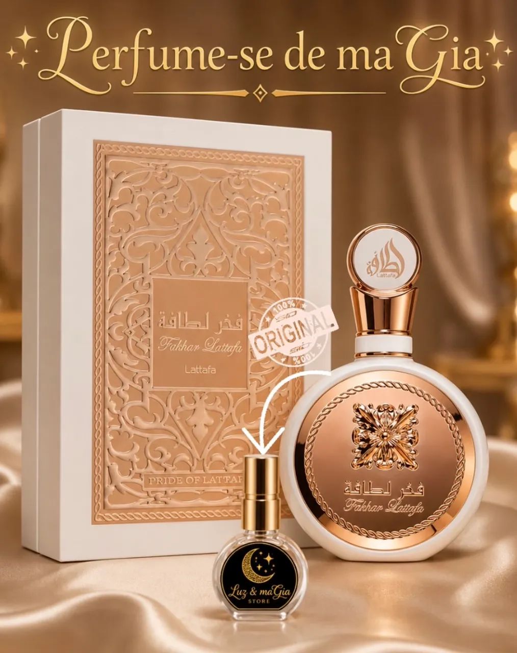 luzemaGiaStore Perfume Árabe original Eau de Parfum 5ml Mini volume Experiência olfativa - Foto 5